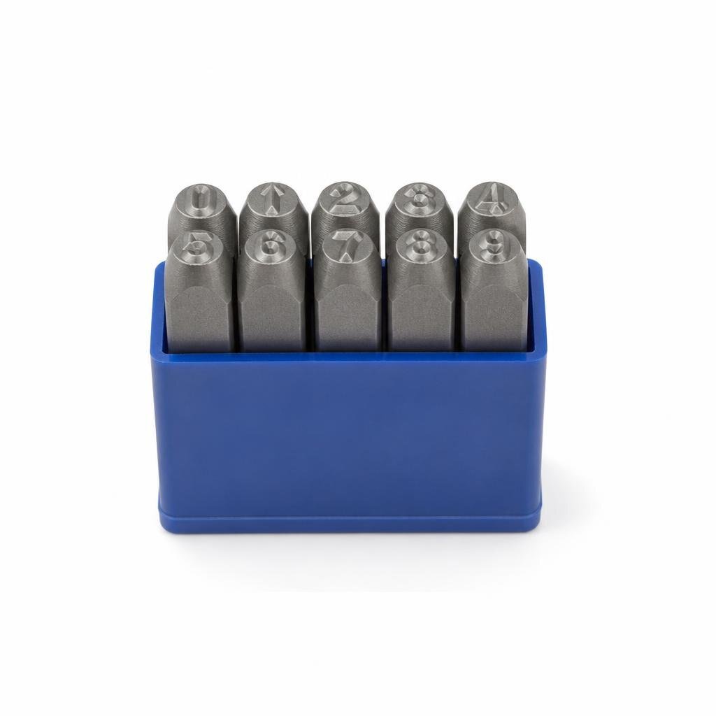 NIETZ 6MM 0-9 REVERSE NUMBER PUNCHES - 507-32-060