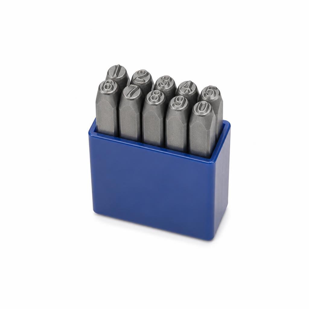 NIETZ 8MM 0-9 REVERSE NUMBER PUNCHES - 507-32-080