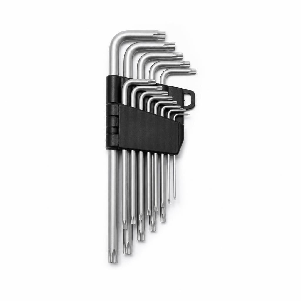 NIETZ 9PCS LONG STAR WRENCH SET S2 SATIN - 532-98-004