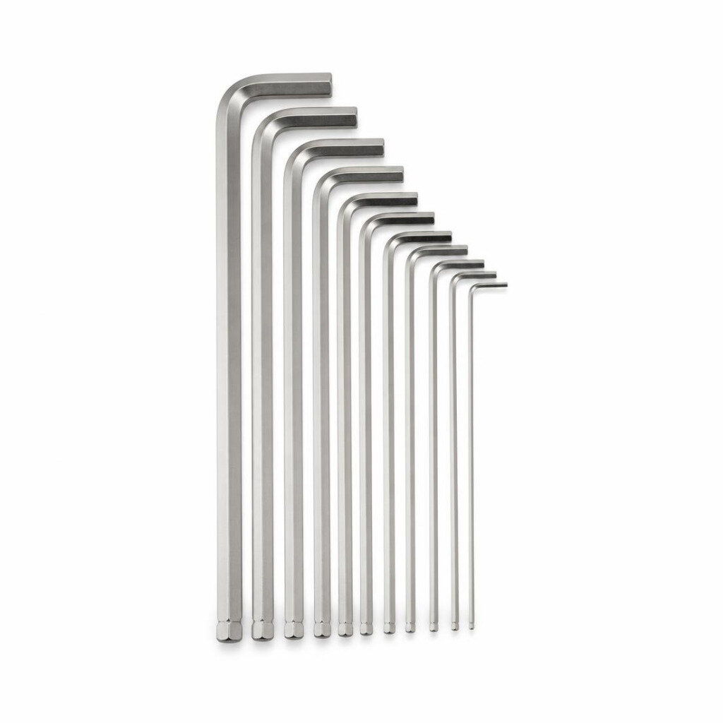 NIETZ 9PCS SATIN EXTRA LONG HEX WRENCH SET S2 - 532-92-001