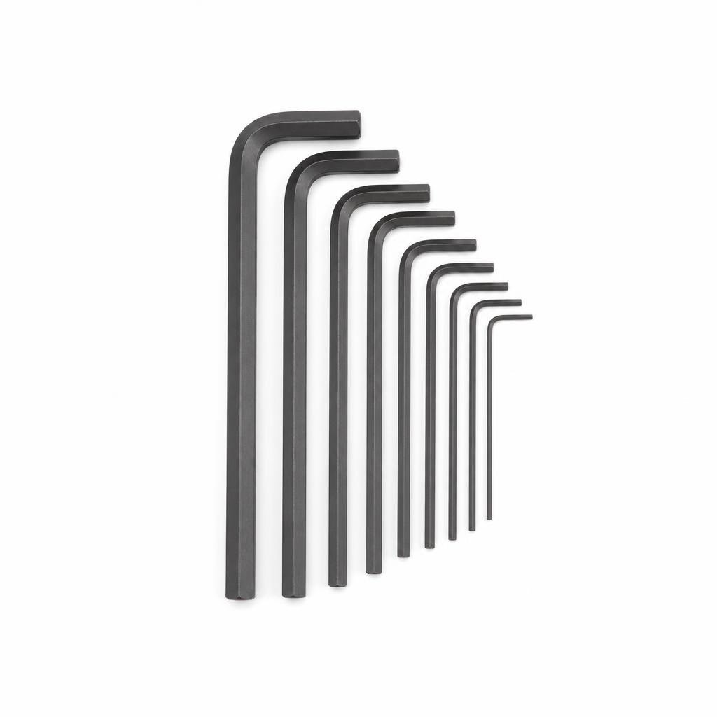 YUDA BR1001 9PCS MM LONG POINT HEX KEY