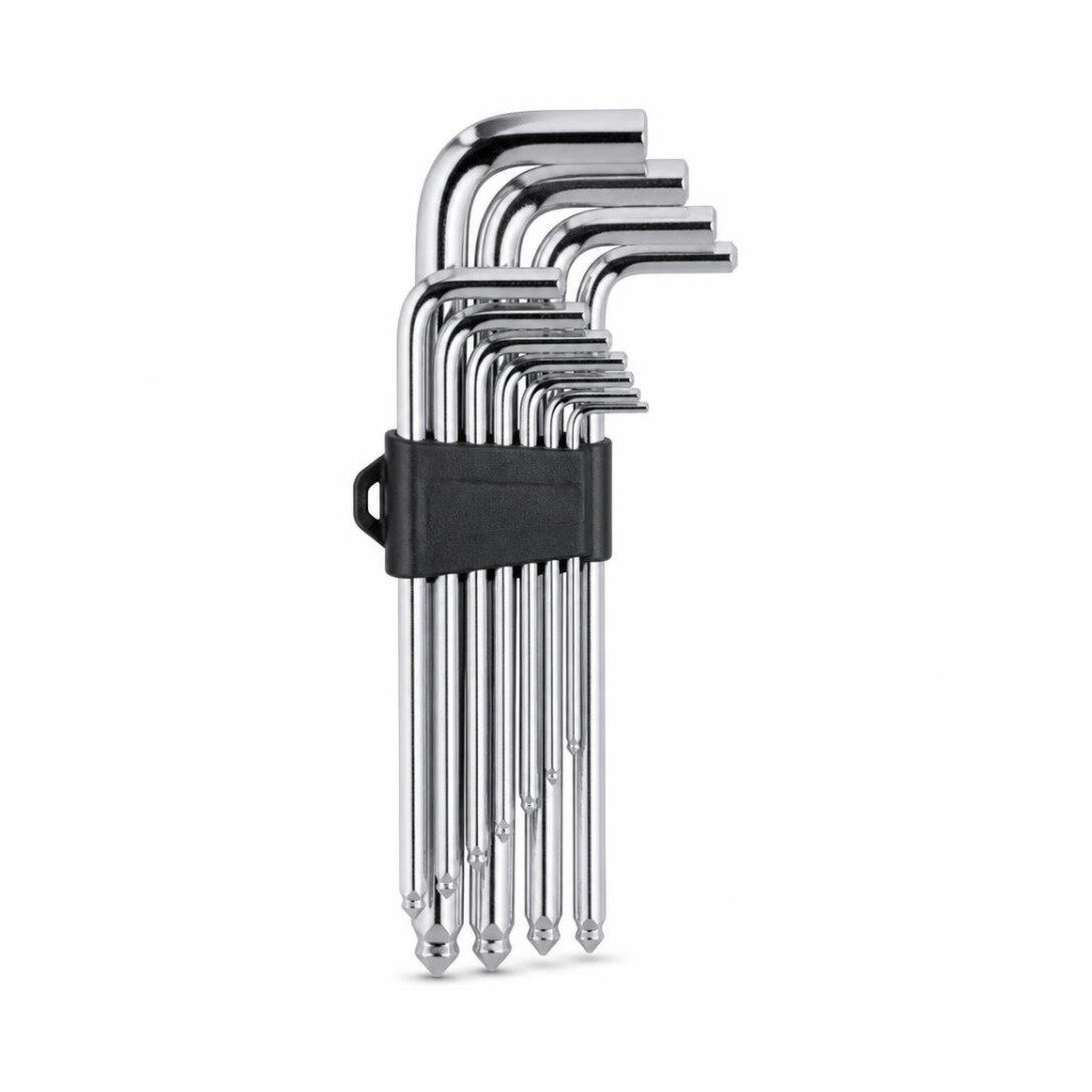 FT TOOLS FT001 9PCS CHROME POINT HEX WRENCH SET