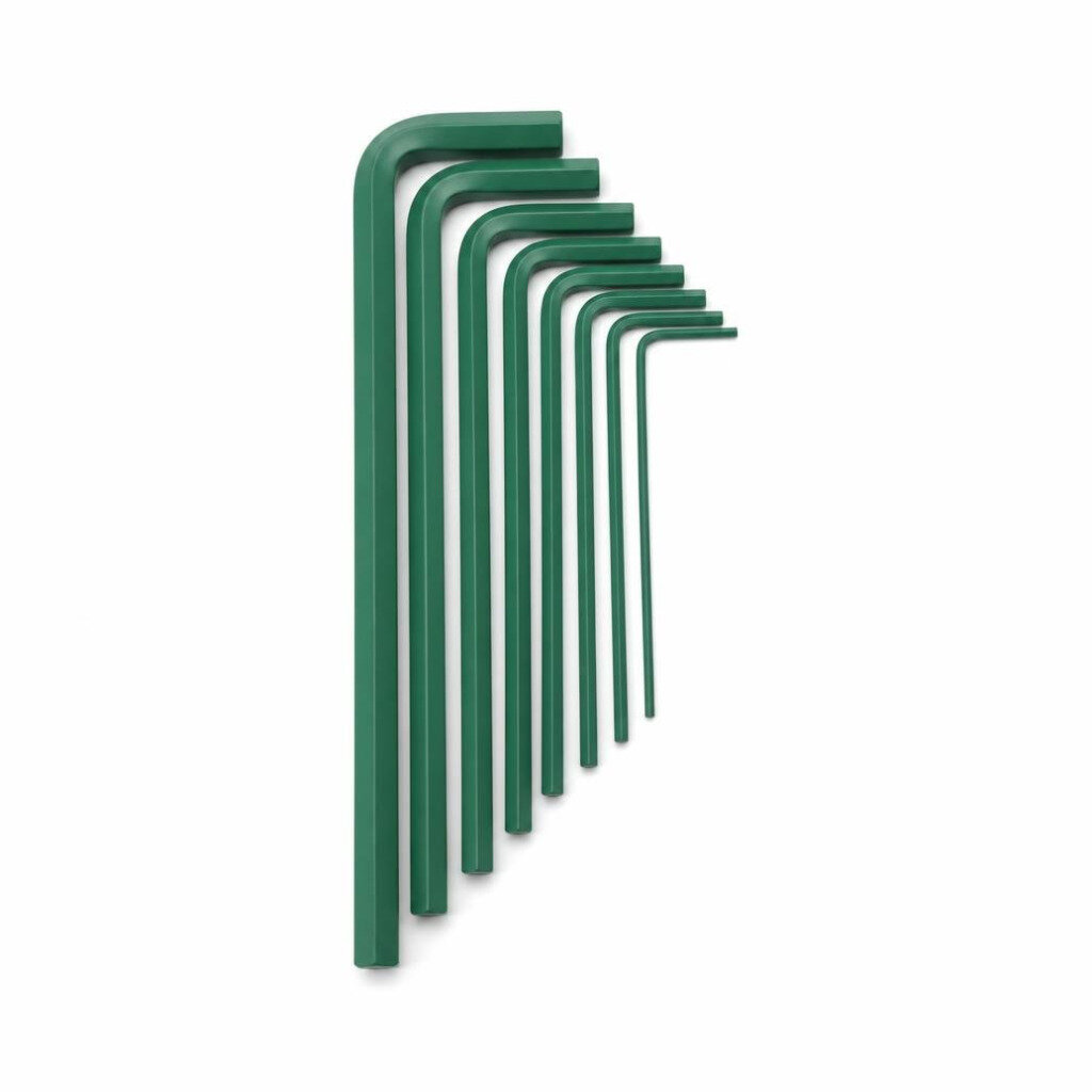 ROCKEY 2255 10PCS AF GREEN HEX KEY