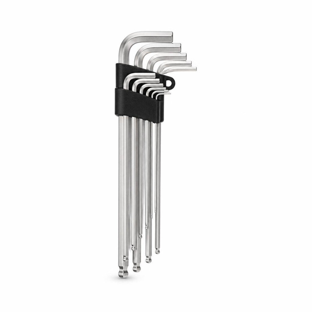 M-SHILI TOOLS 9PCS EXTRA LONG BALL POINT ALLEN KEY SET