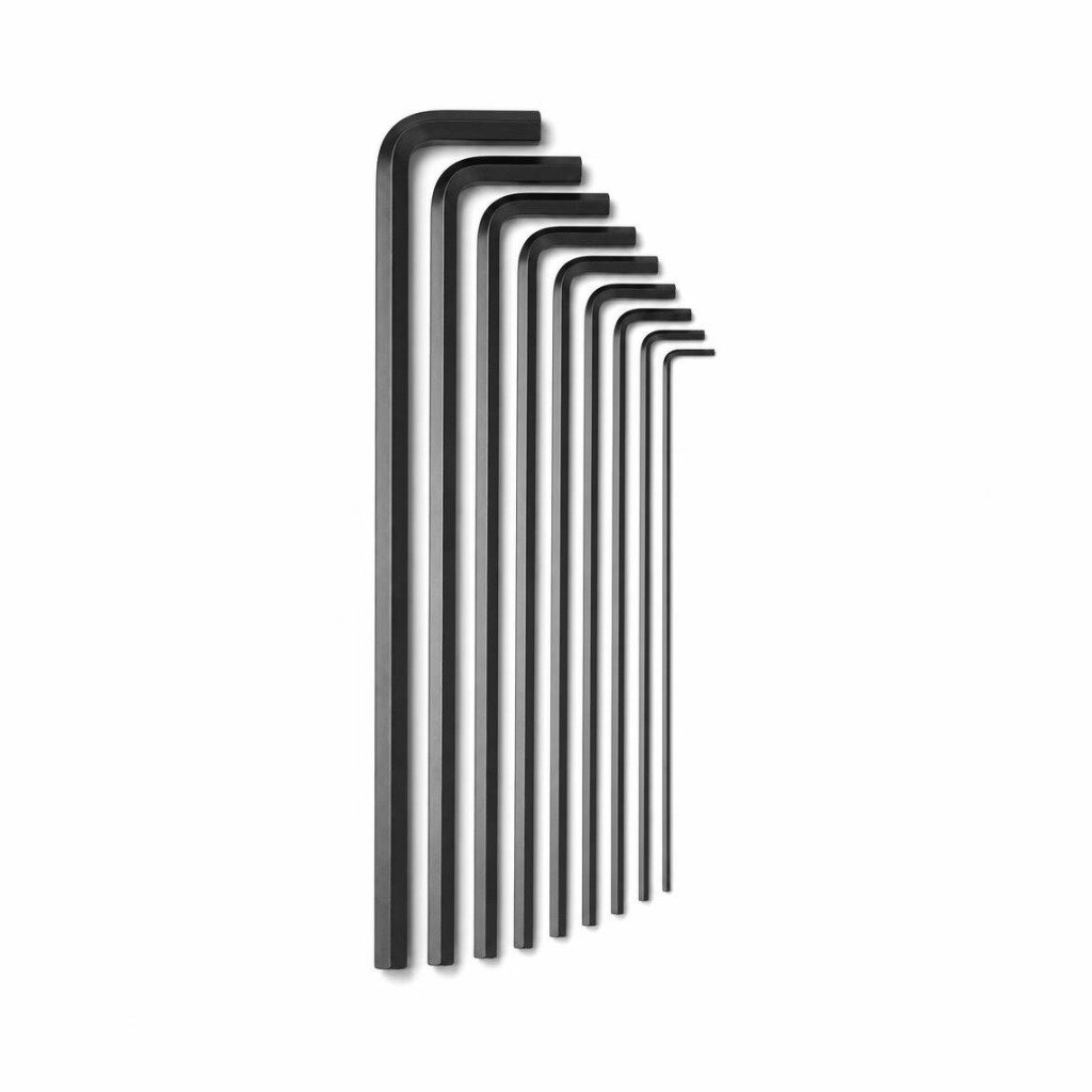 M-SHILI TOOLS 9PCS EXTRA LONG HEX ALLEN KEY SET