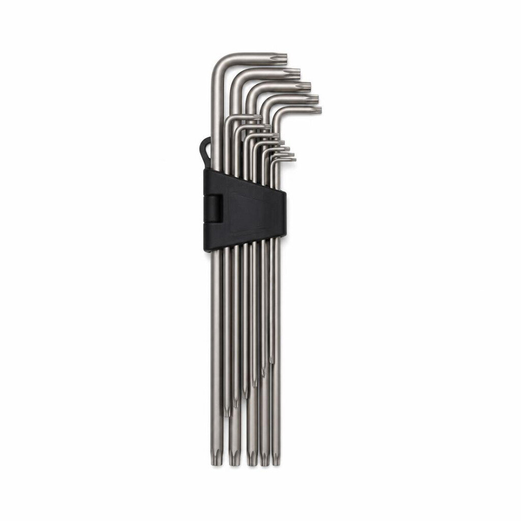 M-SHILI TOOLS 9PCS EXTRA LONG TORX STAR ALLEN KEY SET
