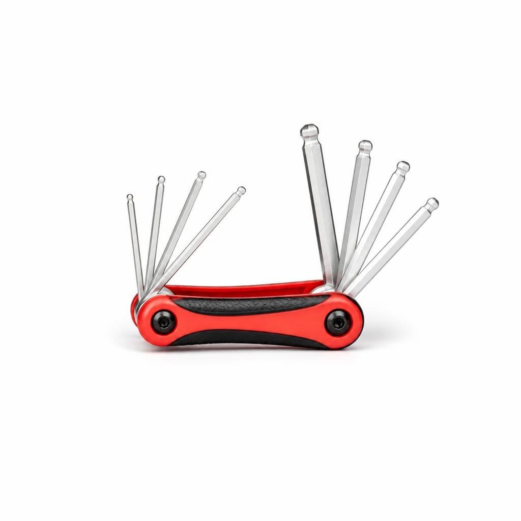 DELIXI 9PCS 2IN1 BALL POINT ALLEN KEY WRENCH SET