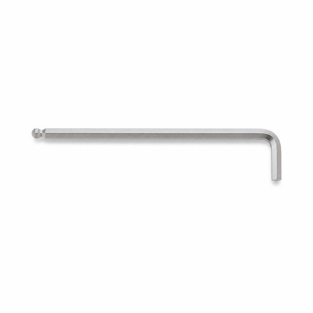 NIETZ 2.5MM SATIN EXTRA LONG BALL POINT HEX WRENCH - 532-52-025