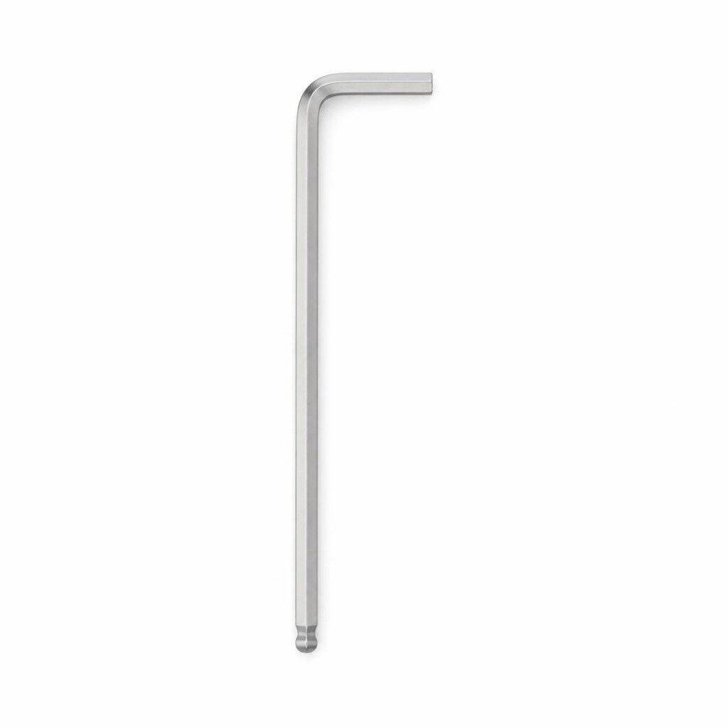 NIETZ 3.0MM SATIN EXTRA LONG BALL POINT HEX WRENCH - 532-52-030