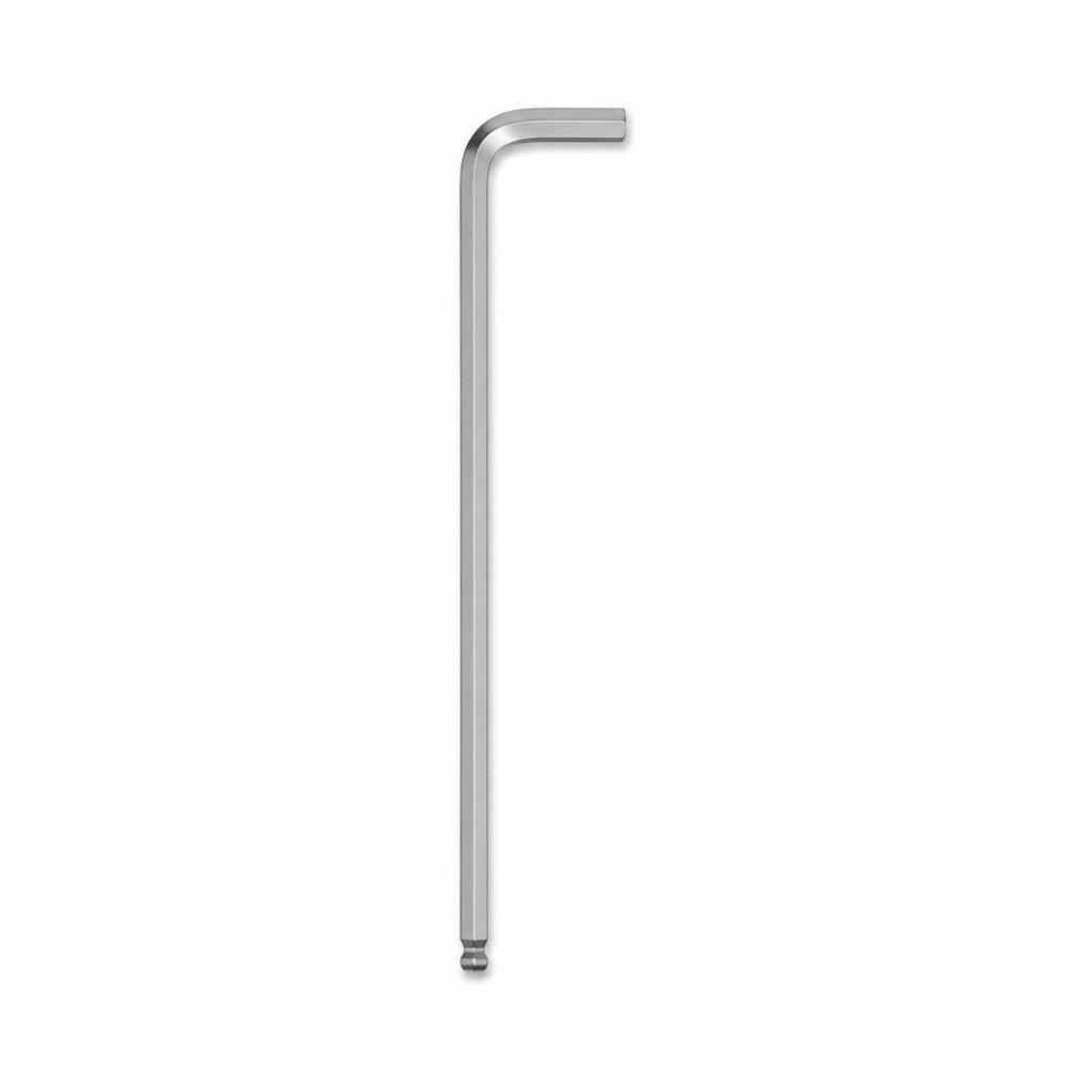 NIETZ 4.0MM SATIN EXTRA LONG BALL POINT HEX WRENCH - 532-52-040