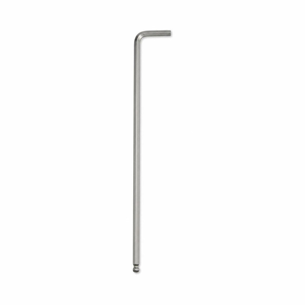 NIETZ 5.0MM SATIN EXTRA LONG BALL POINT HEX WRENCH - 532-52-050