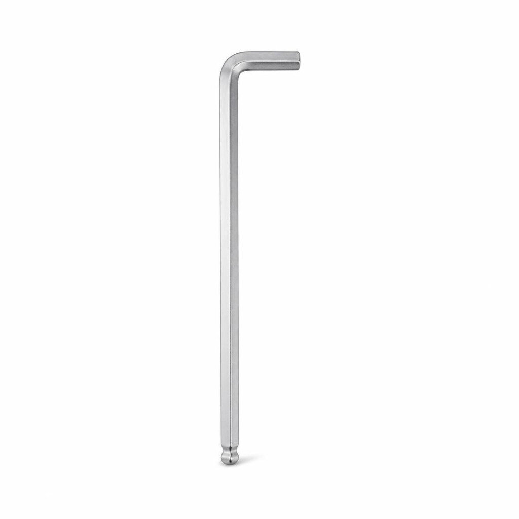 NIETZ 6.0MM SATIN EXTRA LONG BALL POINT HEX WRENCH - 532-52-060