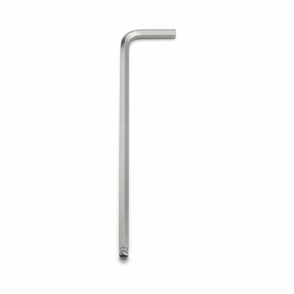 NIETZ 8.0MM SATIN EXTRA LONG BALL POINT HEX WRENCH - 532-52-080