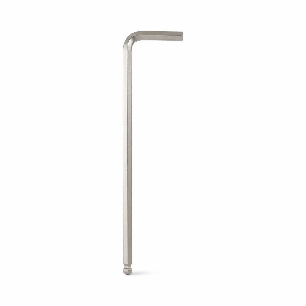 NIETZ 10.0MM SATIN EXTRA LONG BALL POINT HEX WRENCH - 532-52-100