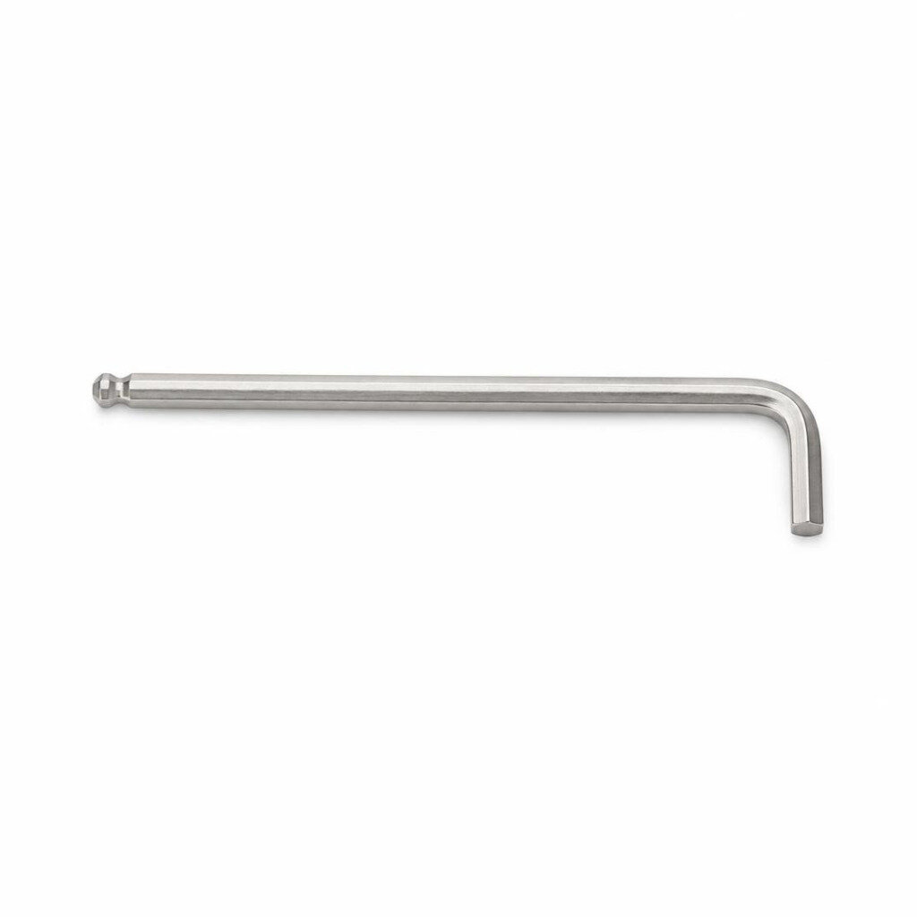 NIETZ 14.0MM SATIN EXTRA LONG BALL POINT HEX WRENCH - 532-52-140