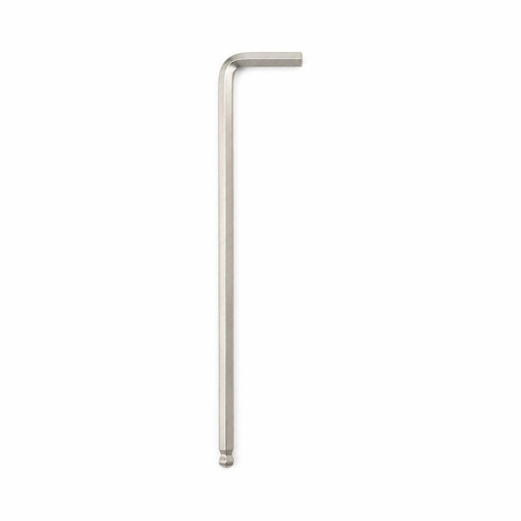 NIETZ 17.0MM SATIN EXTRA LONG BALL POINT HEX WRENCH - 532-52-170