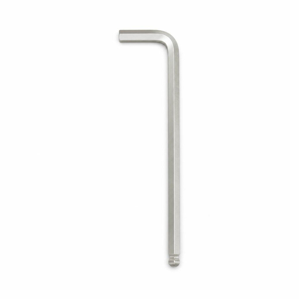 NIETZ 19.0MM SATIN EXTRA LONG BALL POINT HEX WRENCH - 532-52-190