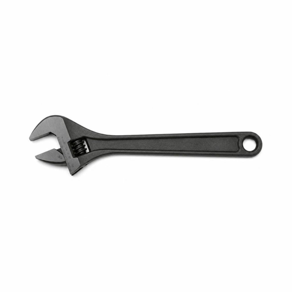 NIETZ 15" BLACK ADJUSTABLE WRENCH - 535-01-215