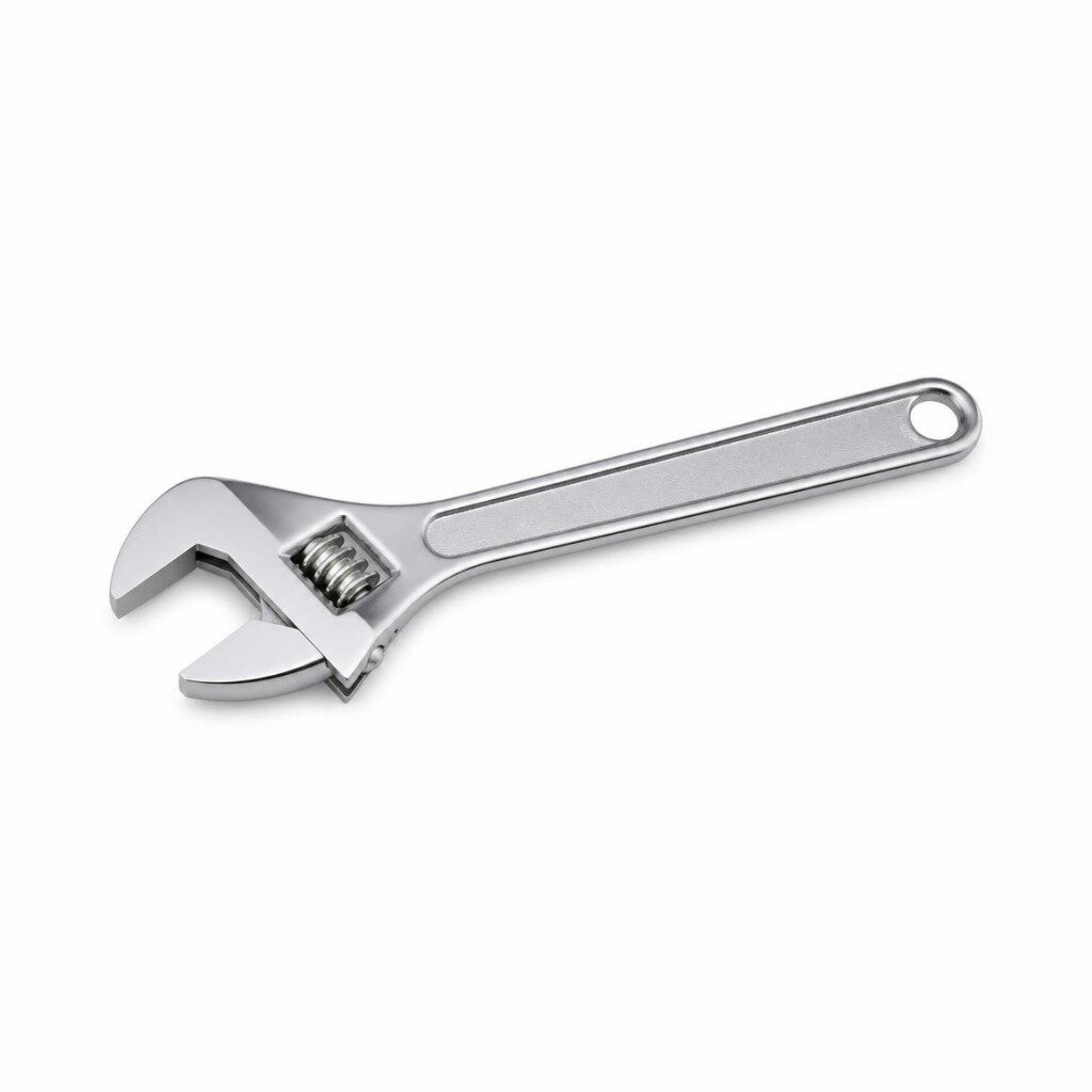 NIETZ 10" CHROME ADJUSTABLE WRENCH - 535-00-110