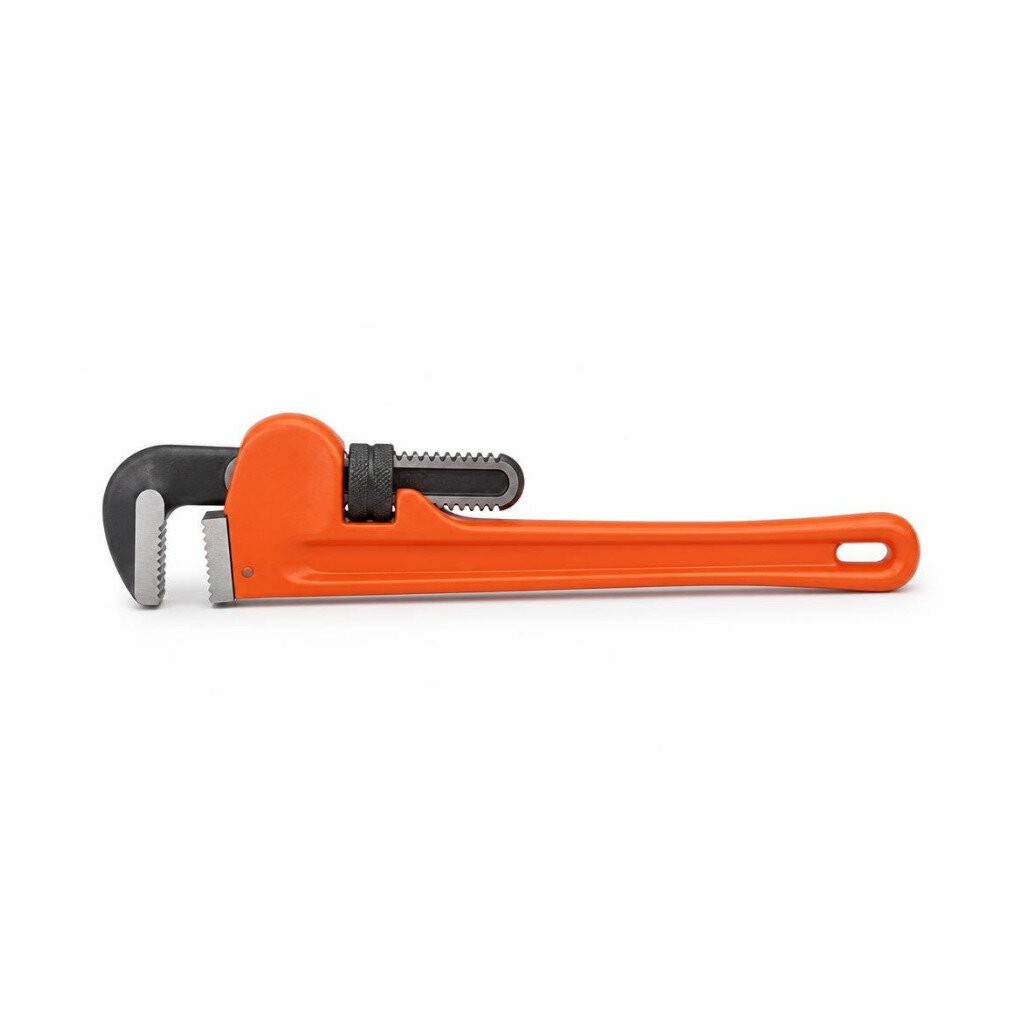 NIETZ ECO 8" HEAVY DUTY PIPE WRENCH PLASTIC HANDLE