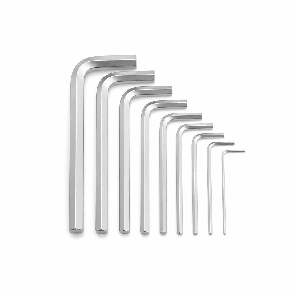 HENGLIDA 9PCS 1.5-10MM HEX KEY SET