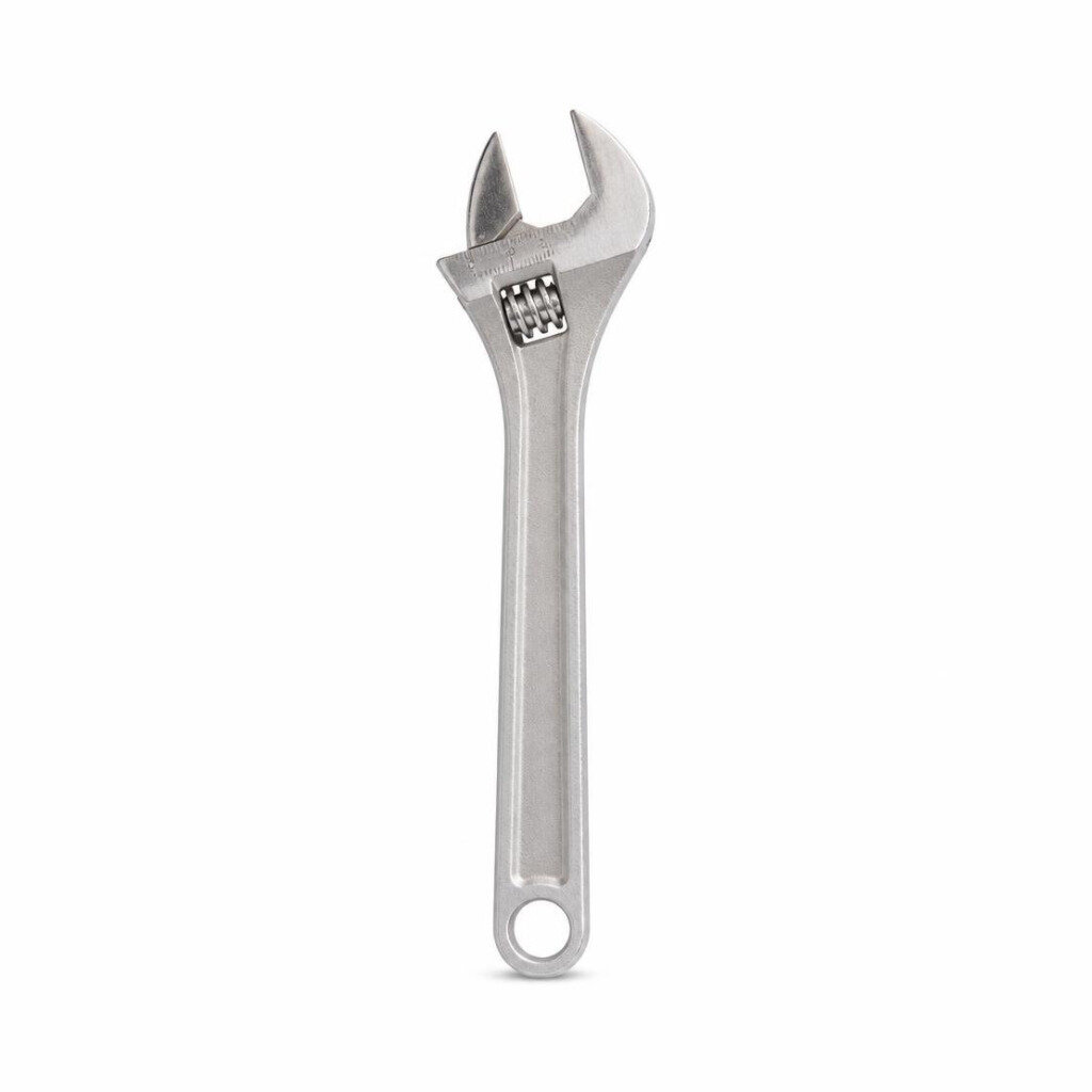 M10 18" ADJUSTABLE WRENCH WITH SCALE