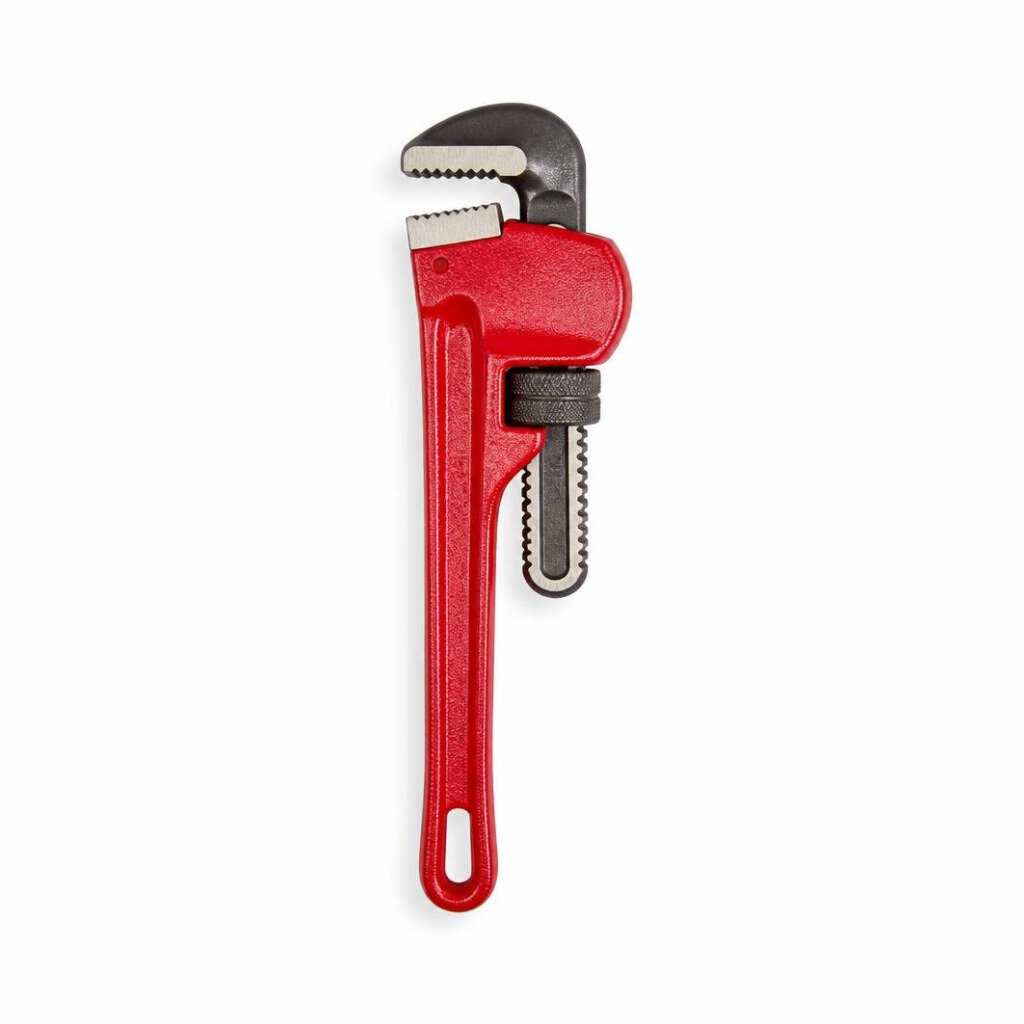 HUIS 9" RED THUMBTURN PIPE WRENCH