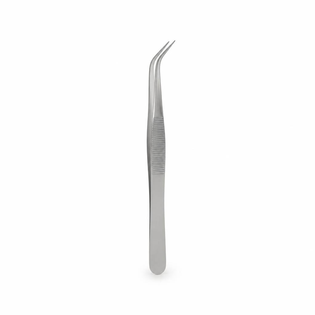 6" BEND STAINLESS TWEEZERS