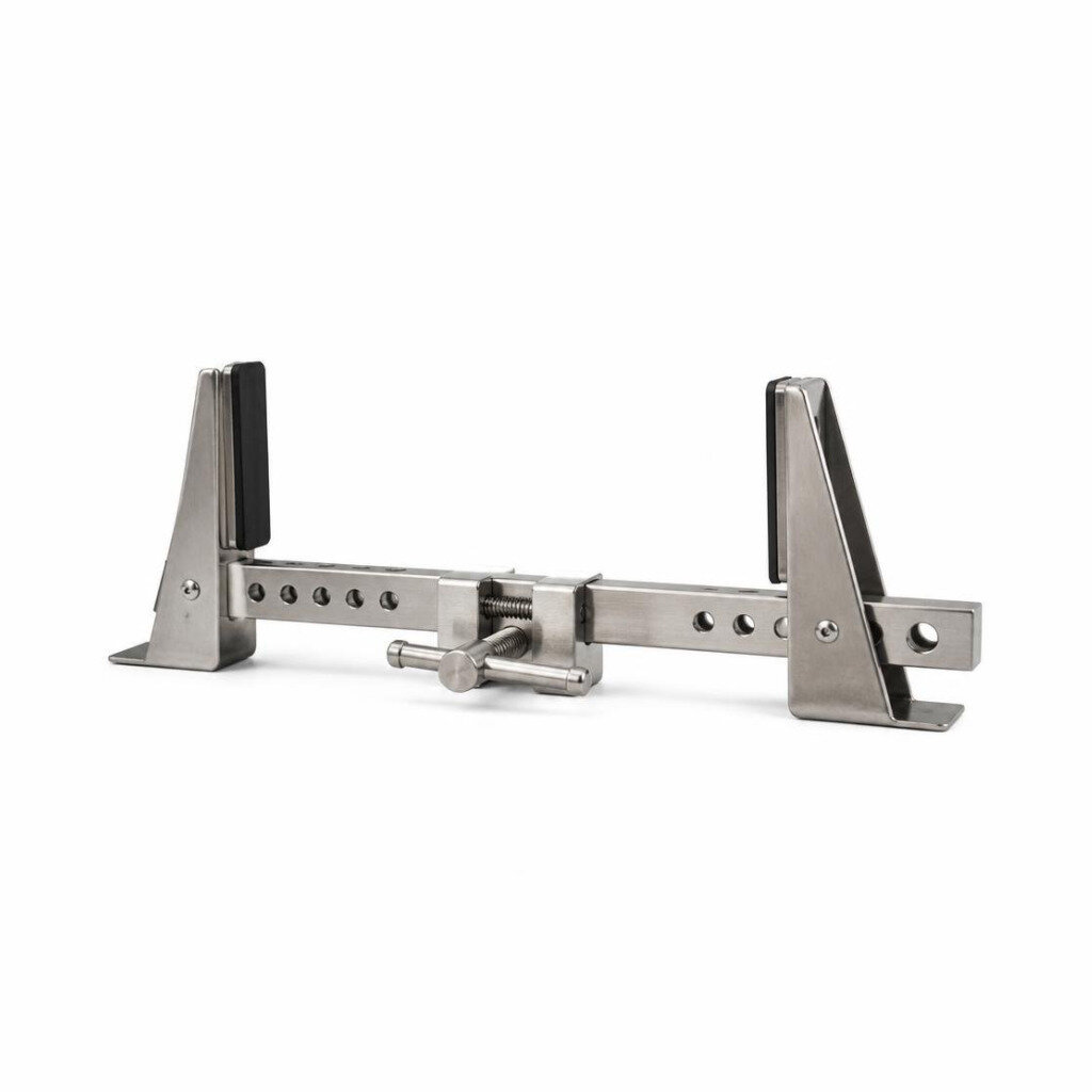 ADJUSTABLE STEEL PLATE HOLDER