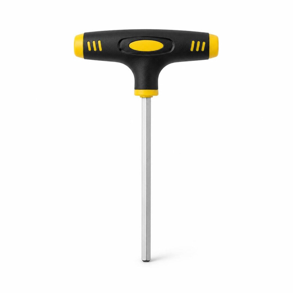 JETECH TPS-5C T FLAT HEX KEY C/W PLASTIC HANDLE