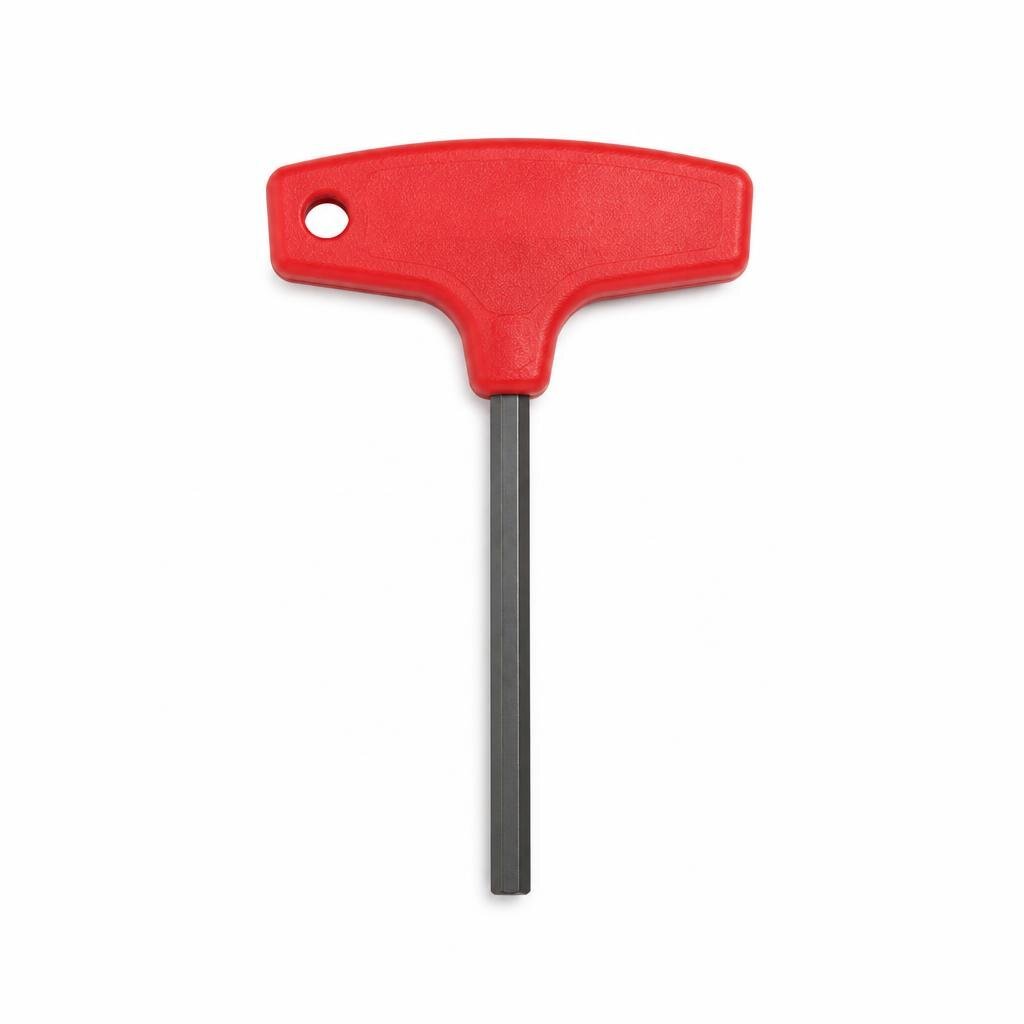 JETECH TPS-6C T FLAT HEX KEY C/W PLASTIC HANDLE