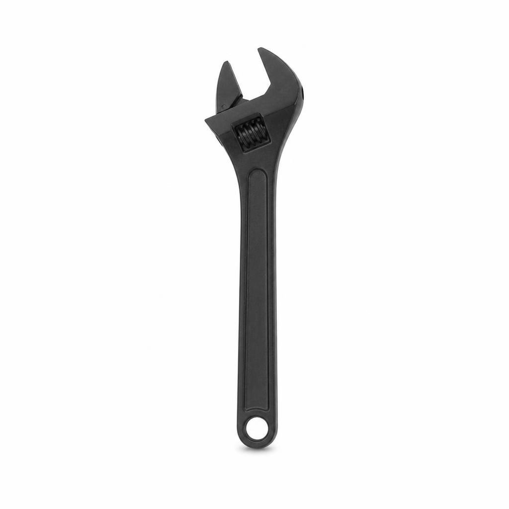 E-MAX SNELL 6" BLACK ADJUSTABLE WRENCH