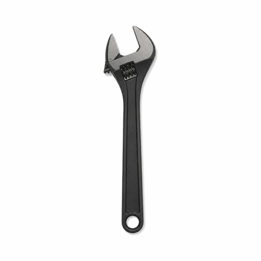 E-MAX SNELL 18" BLACK ADJUSTABLE WRENCH