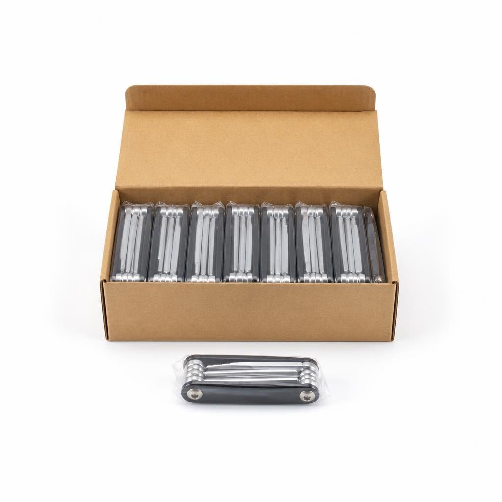 M-B.I. CARE BN-409020 FOLDABLE HEX ALLEN KEY SET (10SET/BOX)