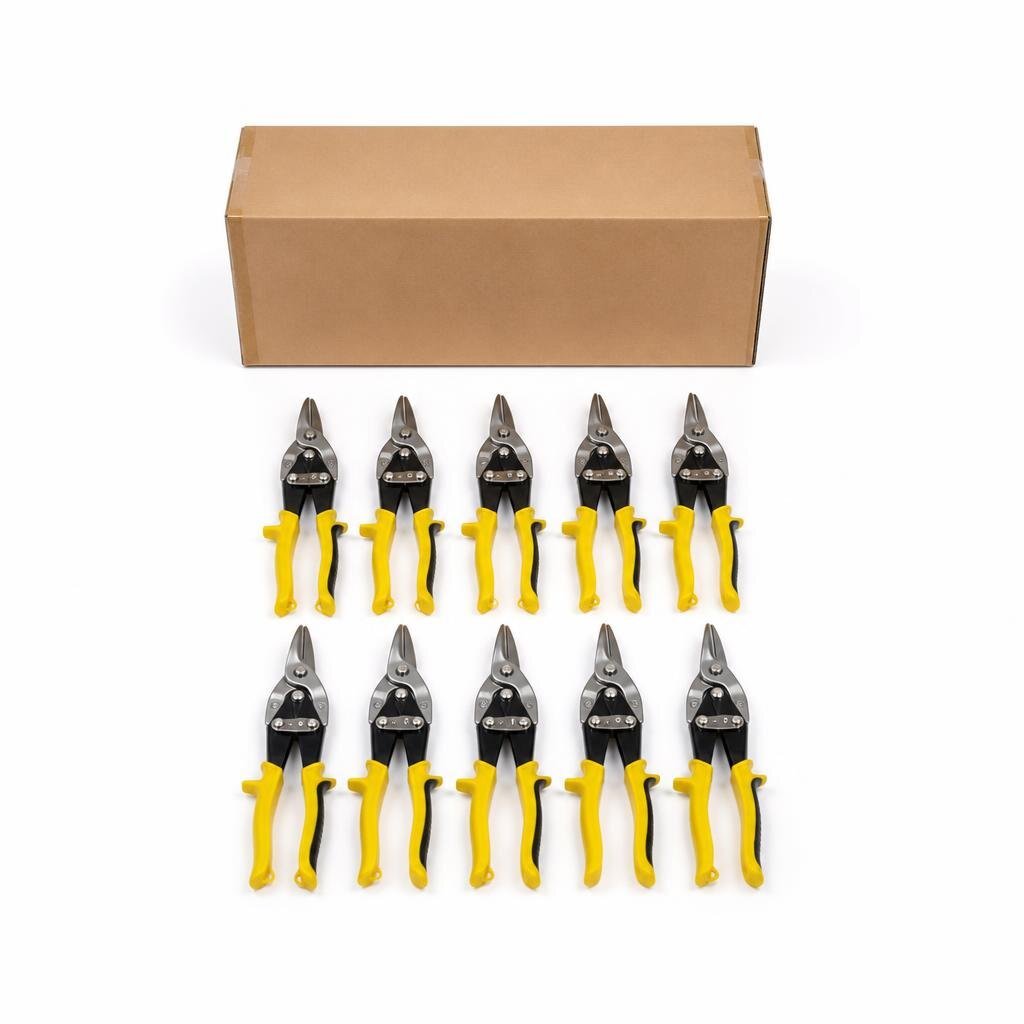 M-B.I. CARE BN-409043 10" STRAIGHT AVIATION SNIP (10PCS/BOX)(60PCS/CTN)