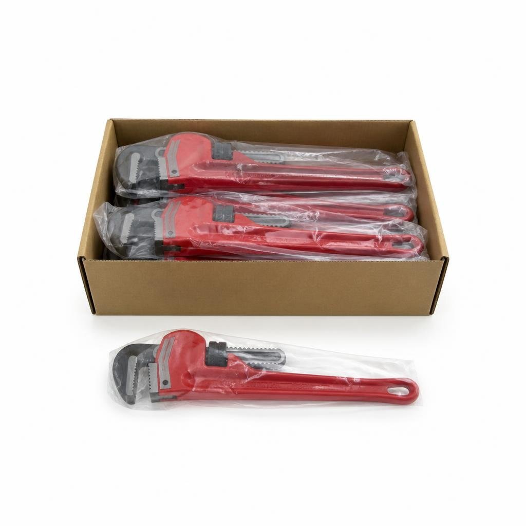 M-B.I. CARE BN-409044 8" PIPE WRENCH (10PCS/BOX)(60PCS/CTN)