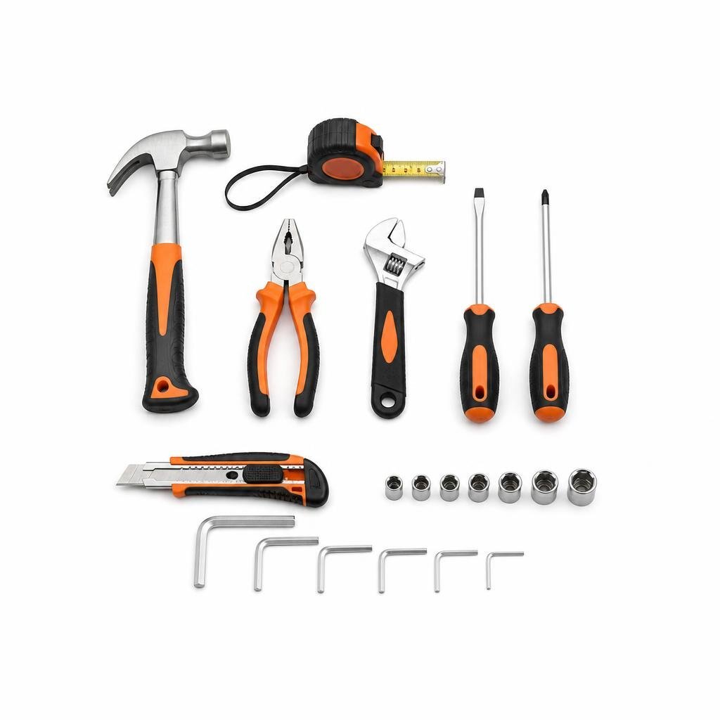 KENDO 86129 13PCS HOUSEHOLD TOOL SETS