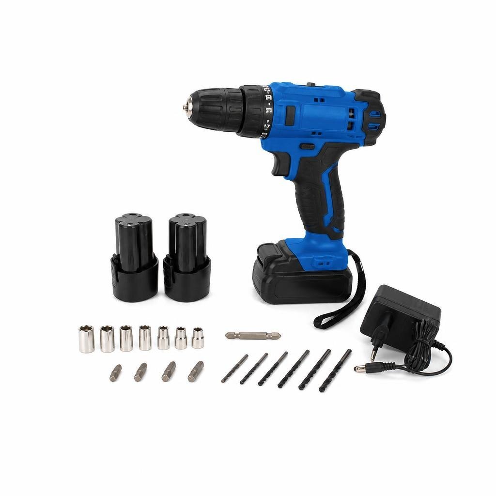 ESM E6012C-B 12V IMPACK CORDLESS DRILL - TOOL SET