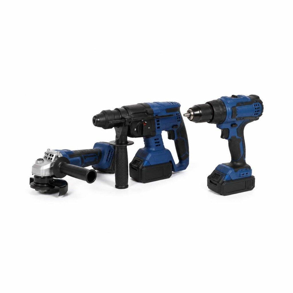 ETARO 3IN1 CORDLESS COMBO SET (4.0AH/2PCS) (ANGLE GRENDER/ROTARY HAMMER/IMPACT DRILL)