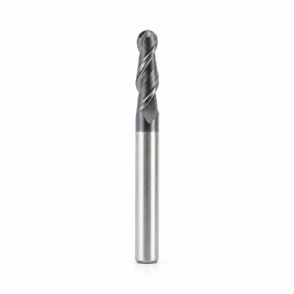 NIETZ 3 X 12 X 3 X 38 BALL NOSE CONE TAPPER RADIUS DOUBLE CUT - 560-1L-0312