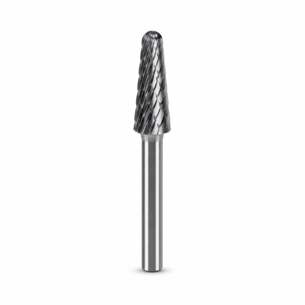 NIETZ 10 X 25 X 6 X 68 BALL NOSE CONE TAPPER RADIUS DOUBLE CUT - 560-2L-1025