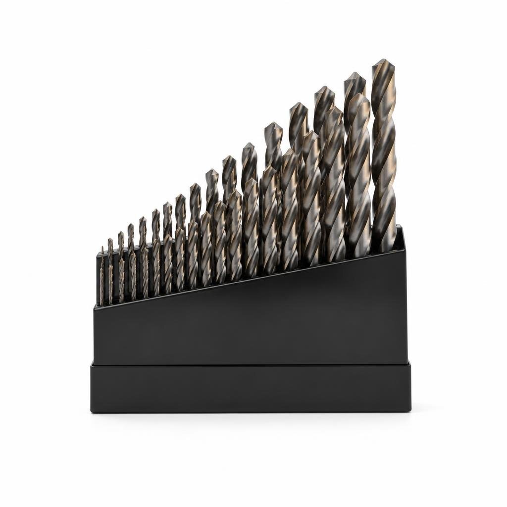 MANN 25PCS 1-13.0MM HSS DRILL BIT