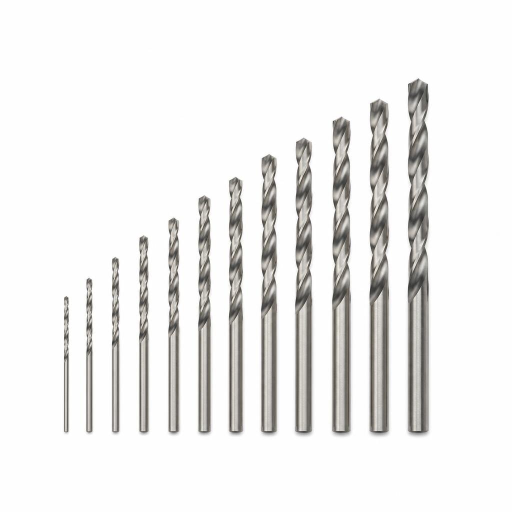 GLITZ 13PCS 1.0-6.0MM HSS M2 DRILL BIT SET