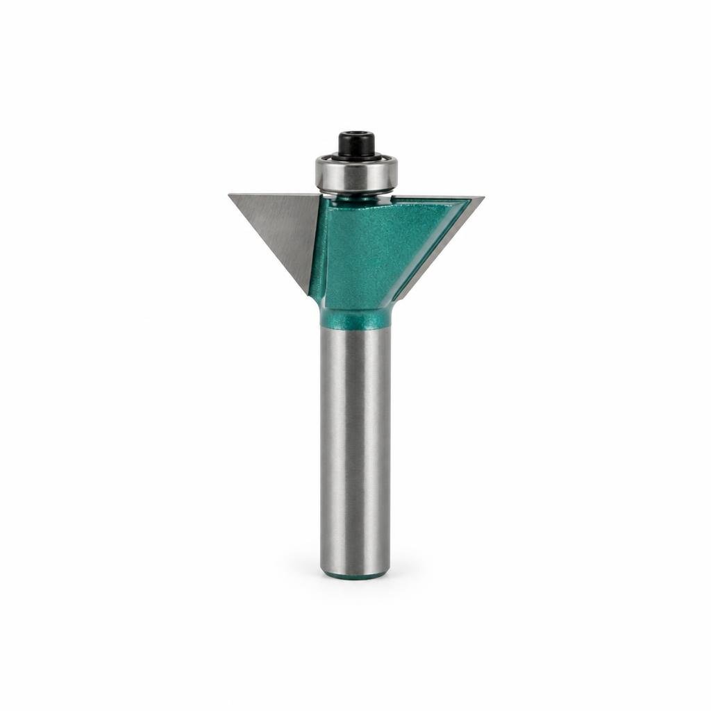 DCA V-TYPE 1/4 X 3/8 ROUTER BIT