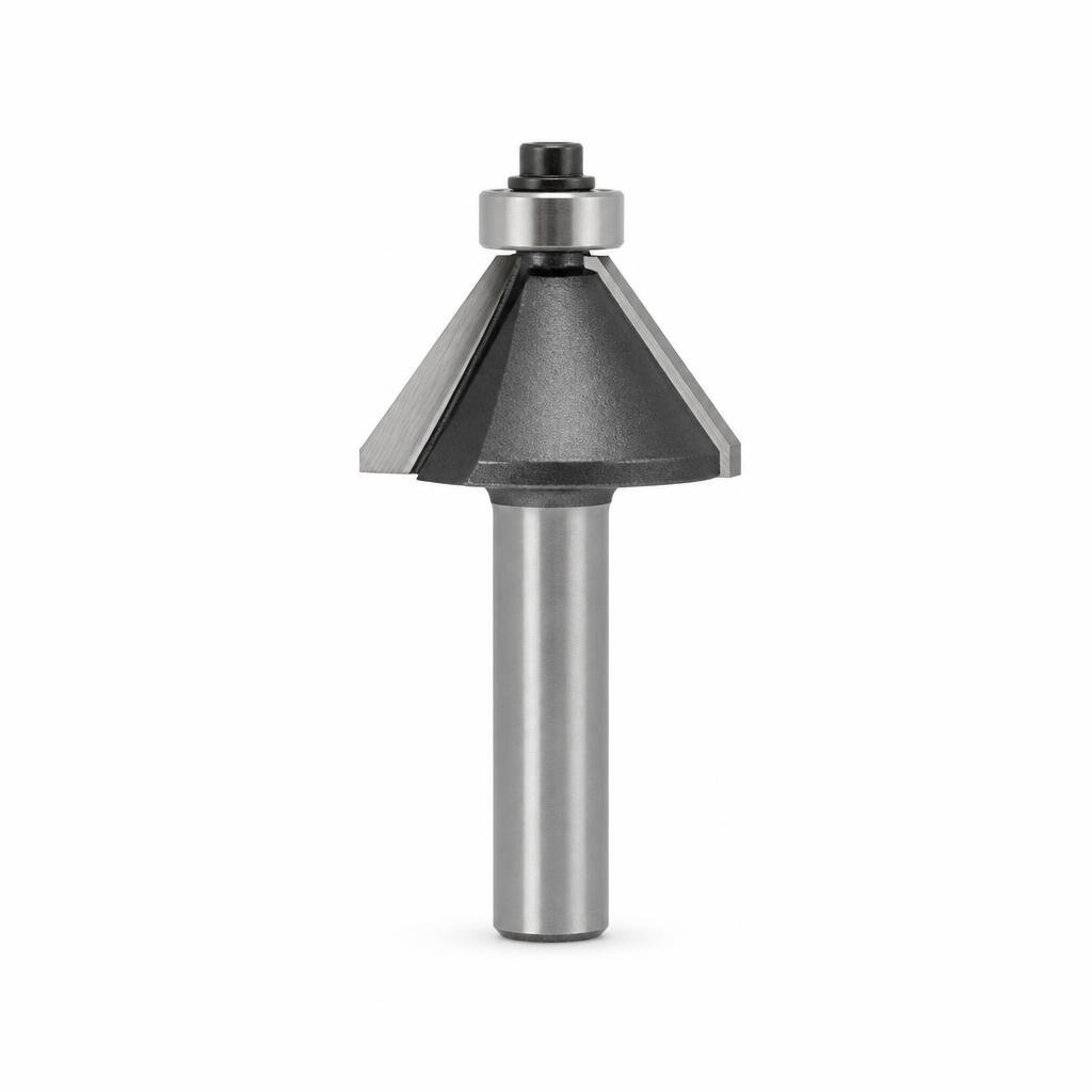 DCA V-TYPE 1/4 X 1/2 ROUTER BIT