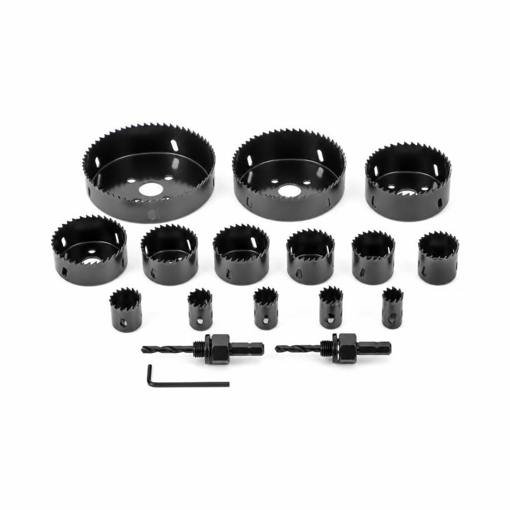 16PCS HEAVY DUTY HOLE SAW SET