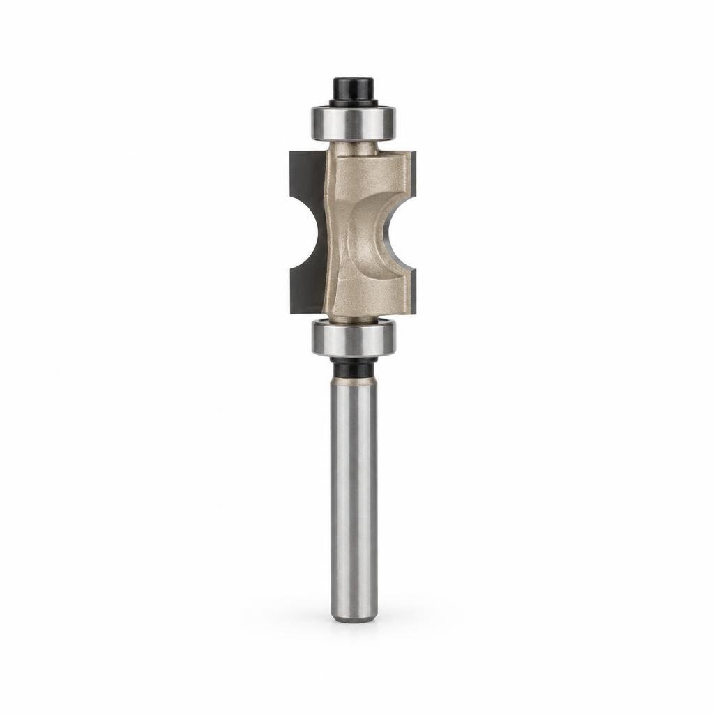 ZHIWEI DOUBLE BEARING 1/4" X 10MM ROUTER BIT