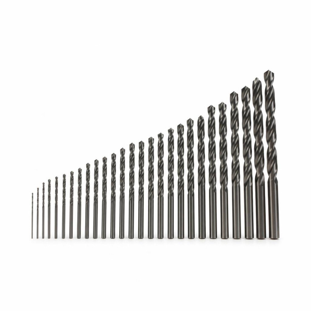 ZHIWEI 25PCS 1.0MM-13.0MM HSS DRILL BIT SET