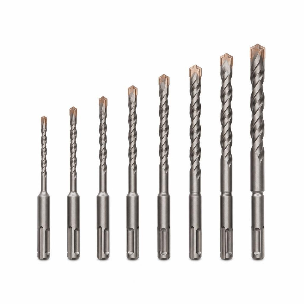 DELON 8PCS MASONRY DRILL BITS SET