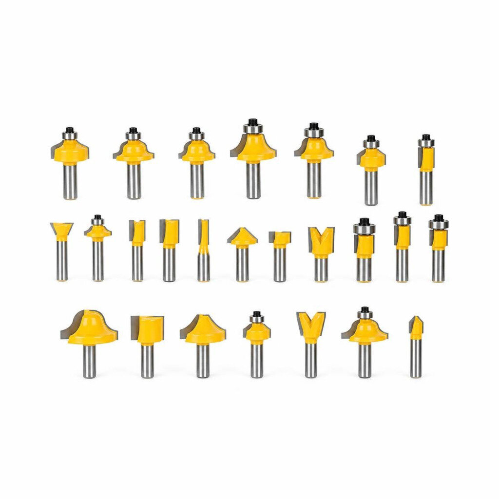 OKATZ 24PCS ROUTER BIT SET